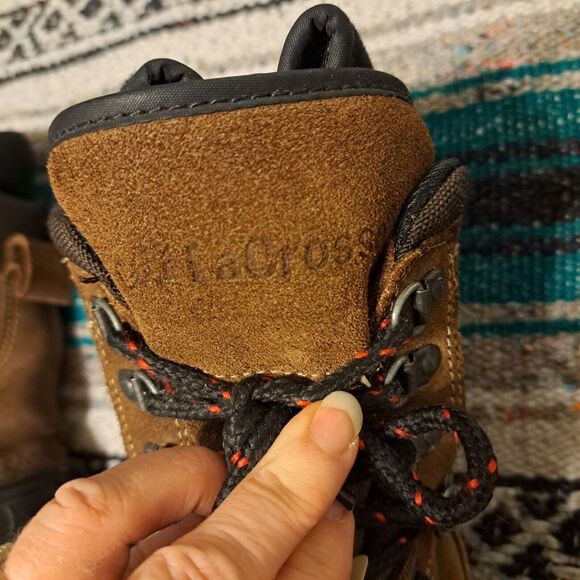 LACROSSE WINTER DUCK BOOTS THINSULATE LINERS KIDS SIZE 5 BROWN LEATHER WARM - Picture 5 of 8